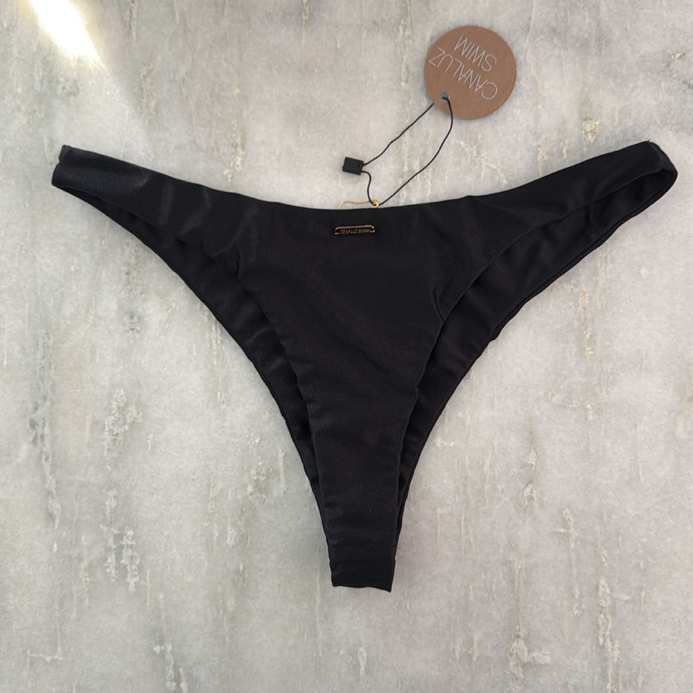 CANALUZ SWIM Cayo Cana Bottom in Black - Picture 2 of 5